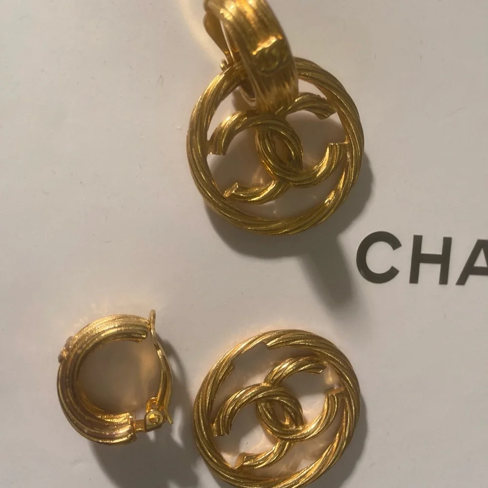 Vintage Chanel convertible earrings